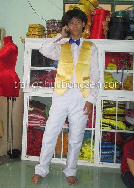 Áo ghi lê nam màu vàng