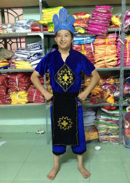 Âu Lạc nam nhung xanh có tay