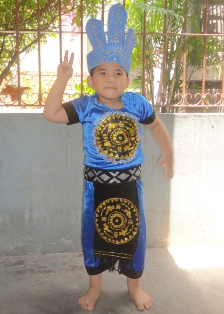 Âu Lạc trẻ em nam màu xanh