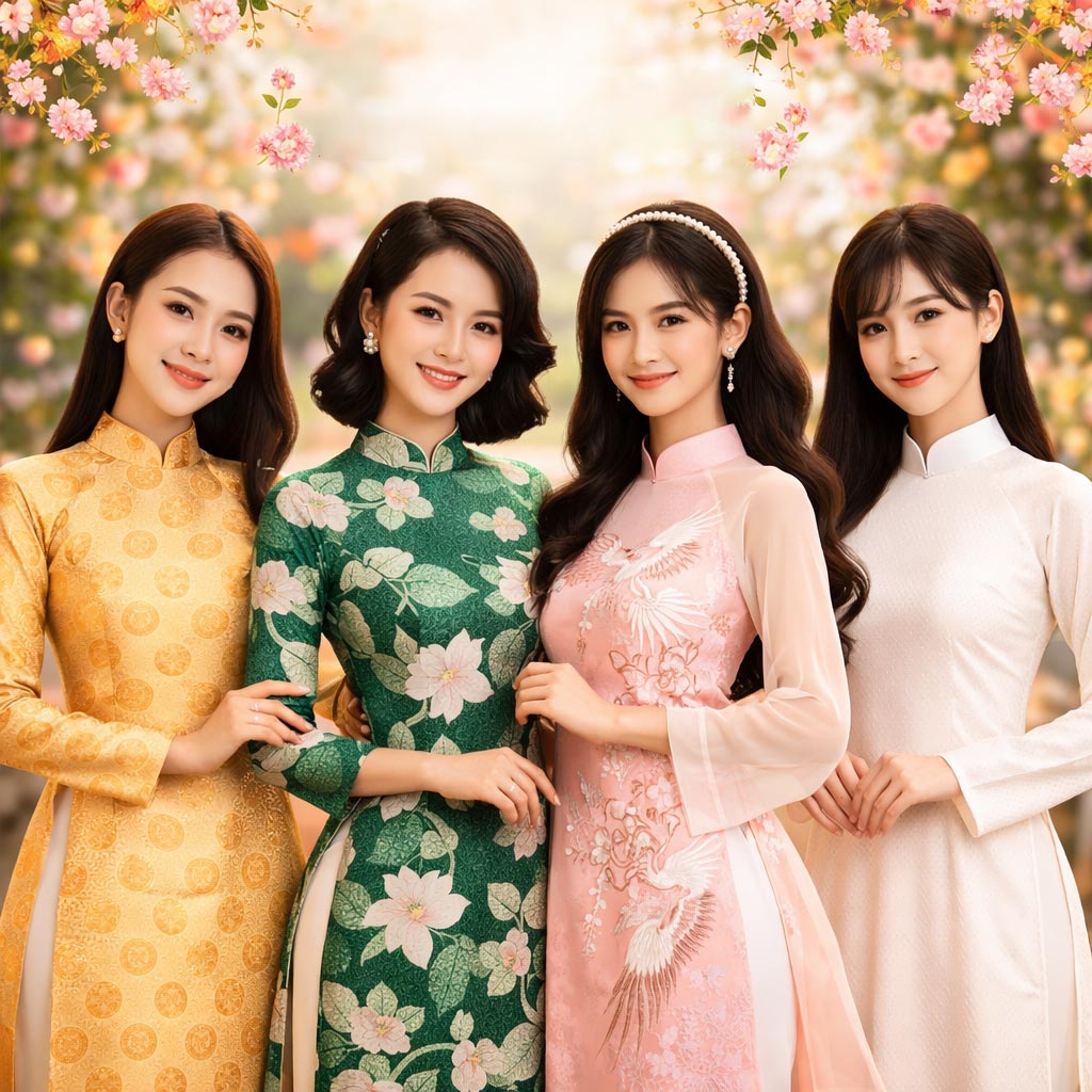 cho thuê áo dài nữ tại TPHCM