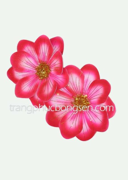 Hoa xốp nhỏ màu đỏ