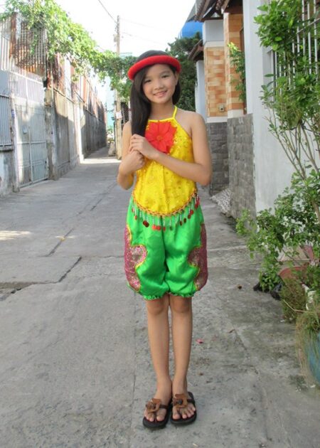 Quần bí dài xanh lá