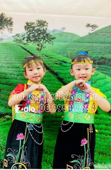 Trang phục dân tộc Thái trẻ em mầm non