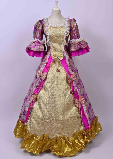 Váy đầm nữ hoàng, quý tộc Châu Âu màu tím